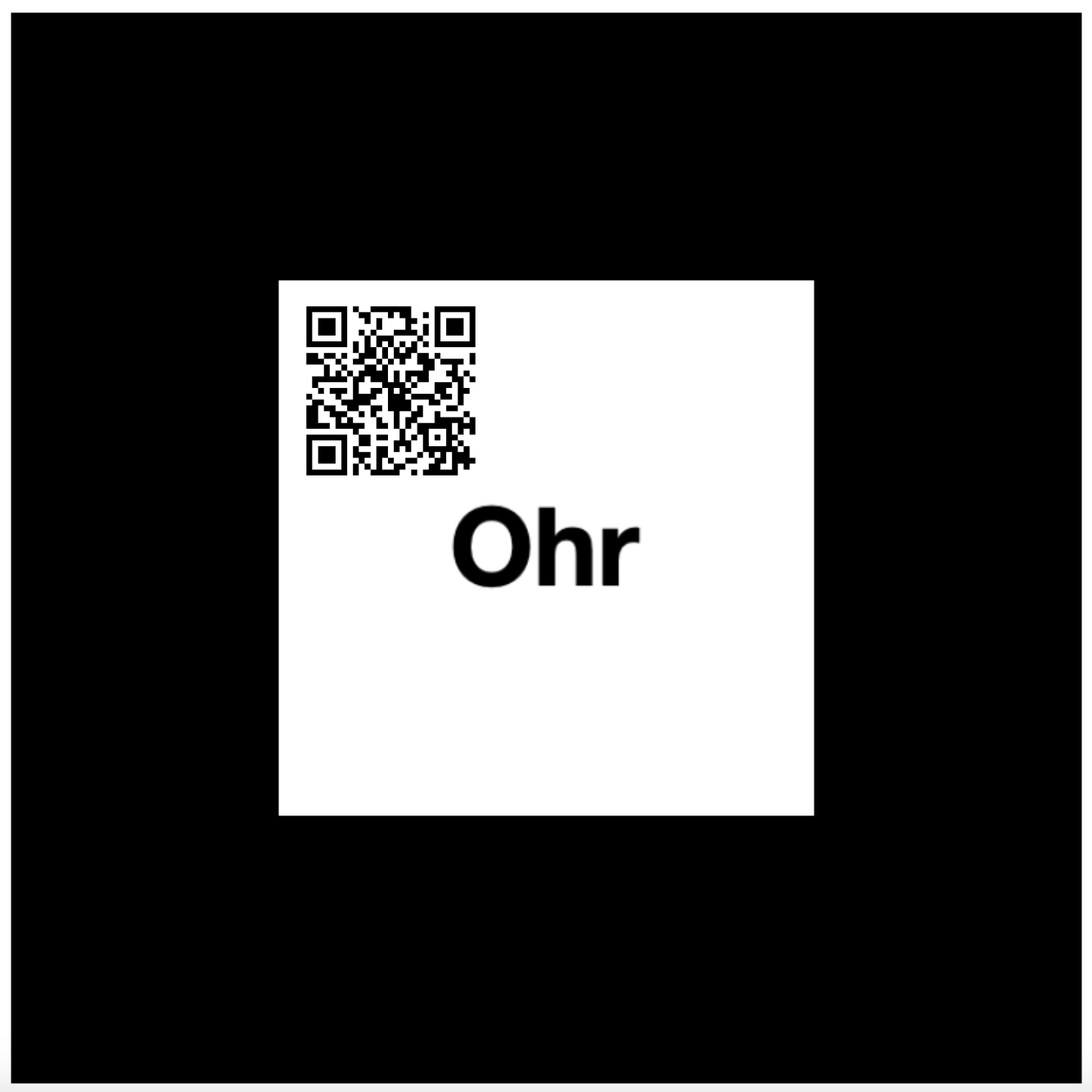 Marker und Qr Code Ar